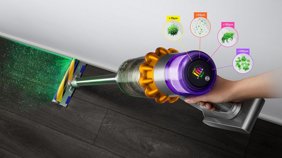 Aspirateur sans-fil Dyson V15 Detect™ Absolute (Jaune/Nickel)
